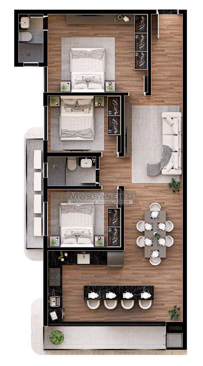 Apartamento, 3 quartos, 80 m² - Foto 26