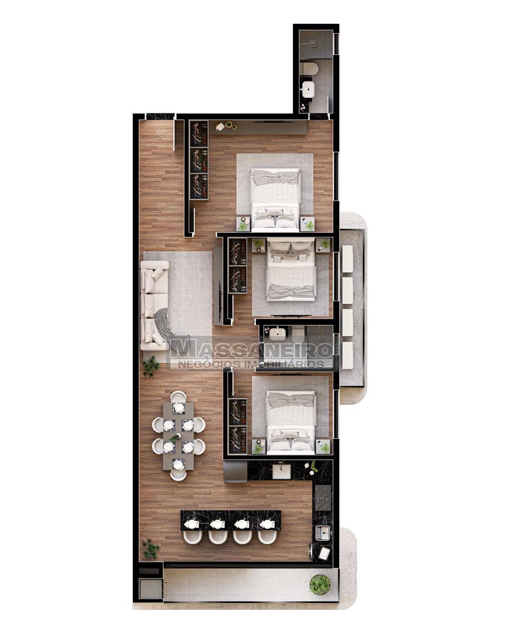 Apartamento, 3 quartos, 80 m² - Foto 27